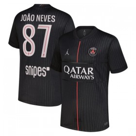 Jalkapallo Pelipaidat/Peliasut Paris Saint-Germain Joao Neves 87 Jordan Neljäspelipaita 2025-26